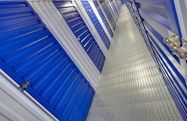 Interior of a modern warehouse ,clean and empty