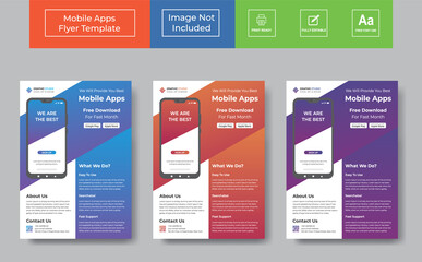 Mobile App Flyer Design