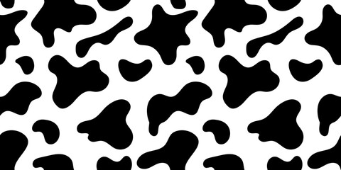 vector image of a cow pattern