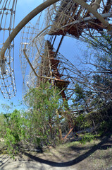 Former military Duga radar system in Chernobyl Exclusion Zone, Ukraine