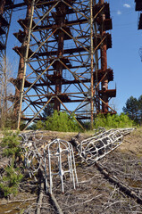 Former military Duga radar system in Chernobyl Exclusion Zone, Ukraine
