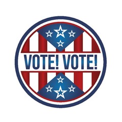 usa vote badge