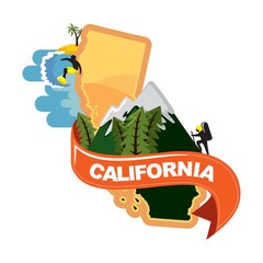 map of california