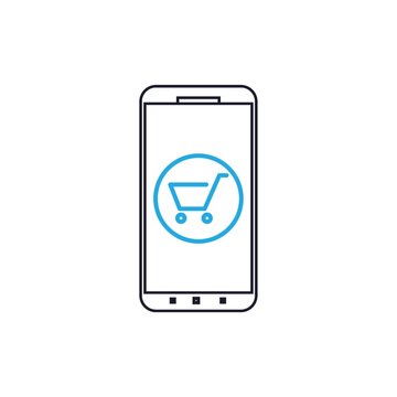 recommend clip art: smartphone with shopping cart