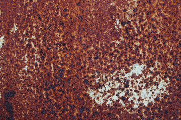 Old rusted metal texture. The surface of rough iron wall. Perfect for background and grunge design.