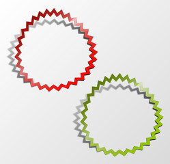 Special Round Offer Sticker and Tag Vintage