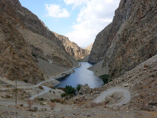 "Seven Beauties of Shing." On the lakes of the Shing River Nezhegon (Mezhgon), Soya, Ishor (Gushor or Khusher), Nofin, Khurdak and Azorchashma (Hazorchashma) or simply &ldquo;Marguzor Lakes&rdquo;. Tajikistan.