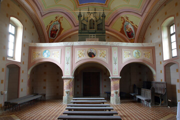 Obraz premium Chapel of Saint Vitus in Komor Zacretski, Croatia