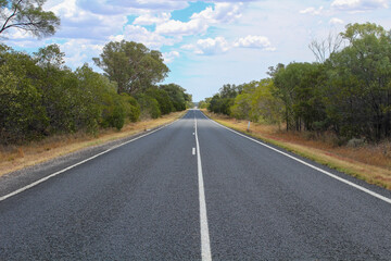 Fototapeta na wymiar Australien Outback Weg Straße 