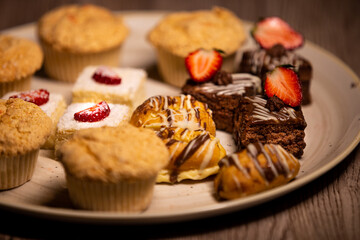 Assorted cake tray - homemade sweets