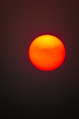 cold sun in the sky