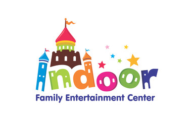 Indoor Playground logo design template for your business