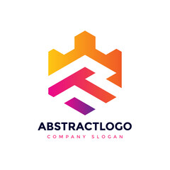 modern Creative Unique Business T letter logo Icon design Vector template