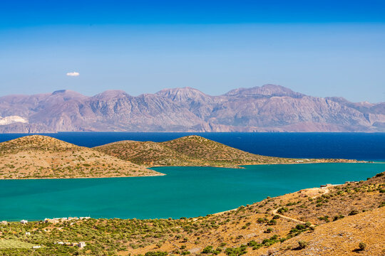 A view of Kalydon Island, Crete, Greece