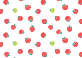 プチトマトのパターン背景