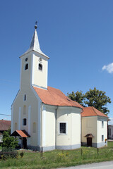 Fototapeta na wymiar Parish church of Saint Martin in Lijevi Dubrovcak, Croatia