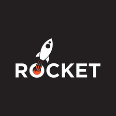 Rocket Logo Icon Design Vector