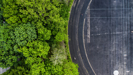 abstract football field