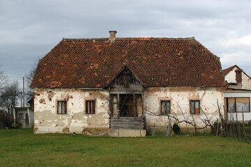 Fototapeta na wymiar Old rural house in Zagorje region, Croatia