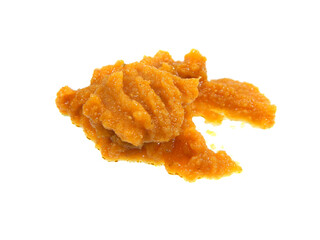 zucchini caviar isolated on white background