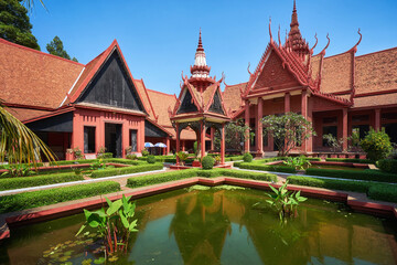 Garden of the National Museum of Cambodia