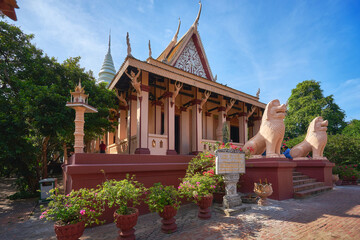 The main pagoda at Wat Phnom temple