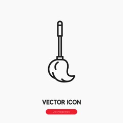 mop icon vector sign symbol