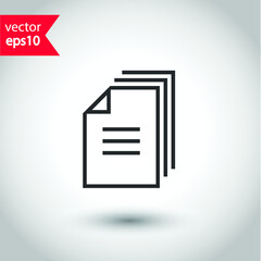 Edit Document and files vector icon. Add file. Delete file icon. Office files and documents icon. Studio background. EPS 10 vector flat sign design.