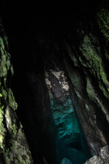 Source of the Soca river in Triglav national park Slovenia