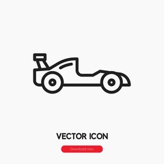 sport car icon vector sign symbol