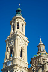 Fototapeta na wymiar Pilar Cathedral in Zaragoza