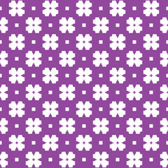 Vector seamless pattern texture background with geometric shapes, colored in purple, white colors.