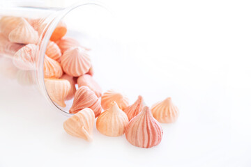 Marshmallow dessert in a cup.