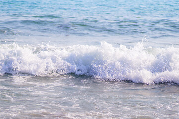 waves on the beach