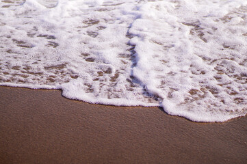 sea salt on a white background