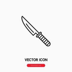 knife icon vector sign symbol