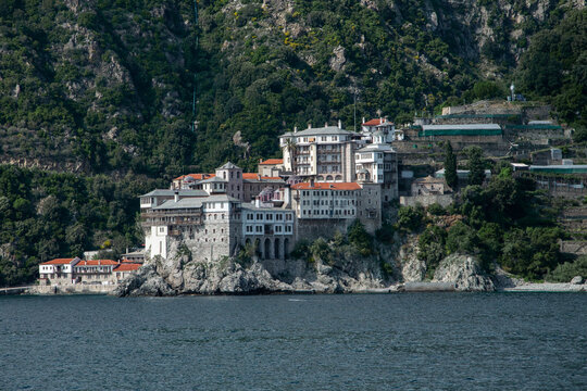 Grigoriou Monastery, Athos Peninsula, Mount Athos, Chalkidiki, Greece