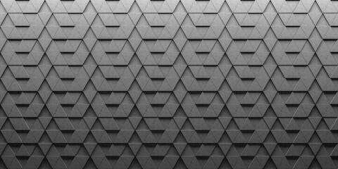 grey triangles modern background 3d render 3d illustration