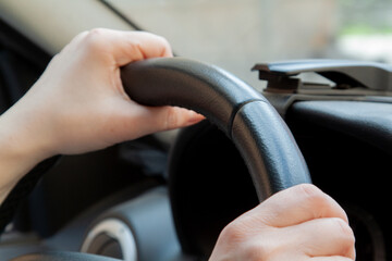 Woman driving