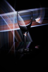 Light painting photography with glass