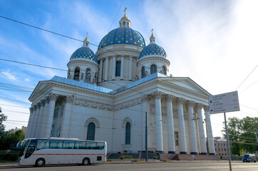 Trinity Cathedral, Saint Petersburg, Russia built between 1828 and 1835 in the Empire Style