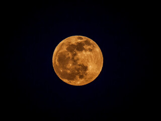 full moon at evening