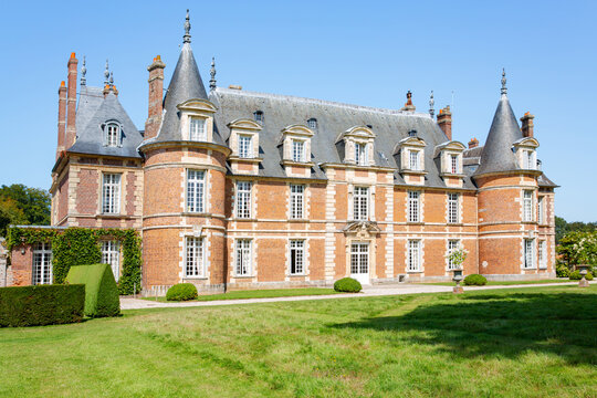 The Historic Miromesnil Castle In Normandy, France