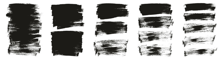 Flat Paint Brush Thin Long Background High Detail Abstract Vector Background Mega Set 