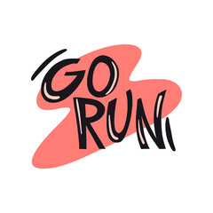 Go run card or banner