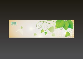 leaves banner