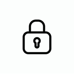 lock icon vector