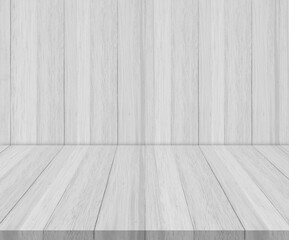 Woods board background. Painted wood wall for interior design background. Painted wood wall for interior design background. Product showcase empty room.Creative design.