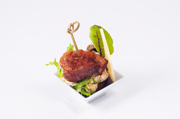 steak with vegetables