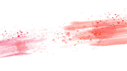 Red abstract watercolor splash background
